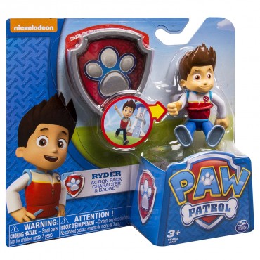 Paw Patrol Action Pack & Badge Ryder Figure